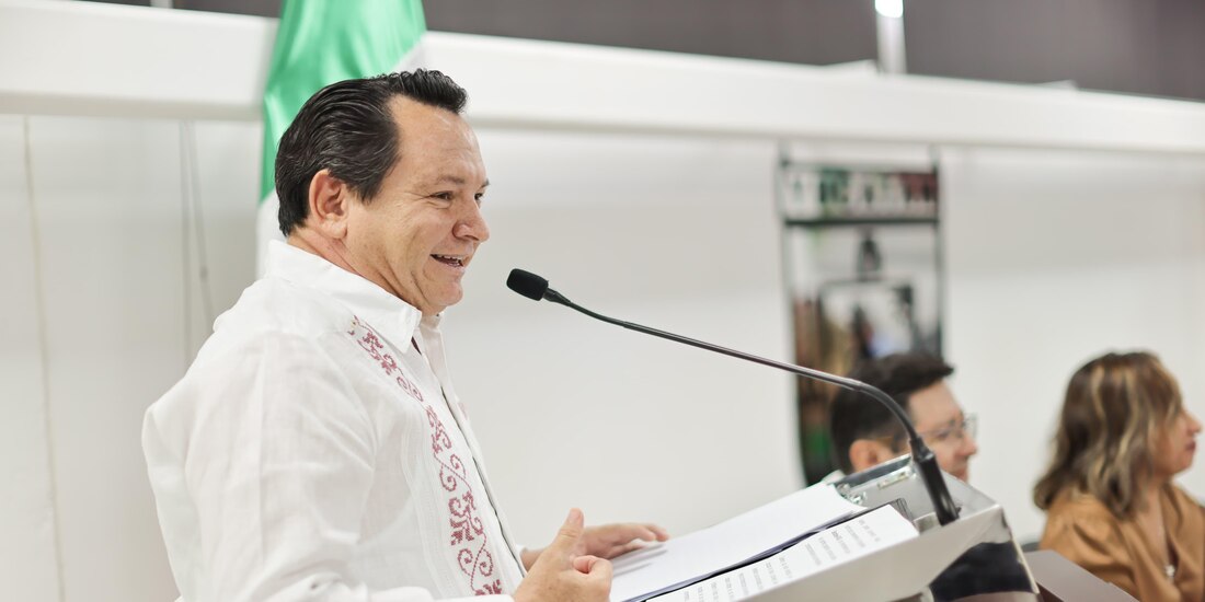 El Gobernador Joaquín Díaz Mena.