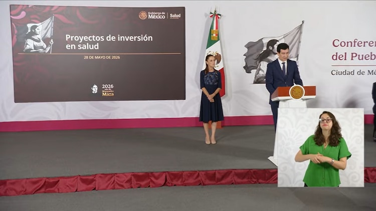 Anuncio de empresarios del sector farmacéutico en Palacio Nacional.