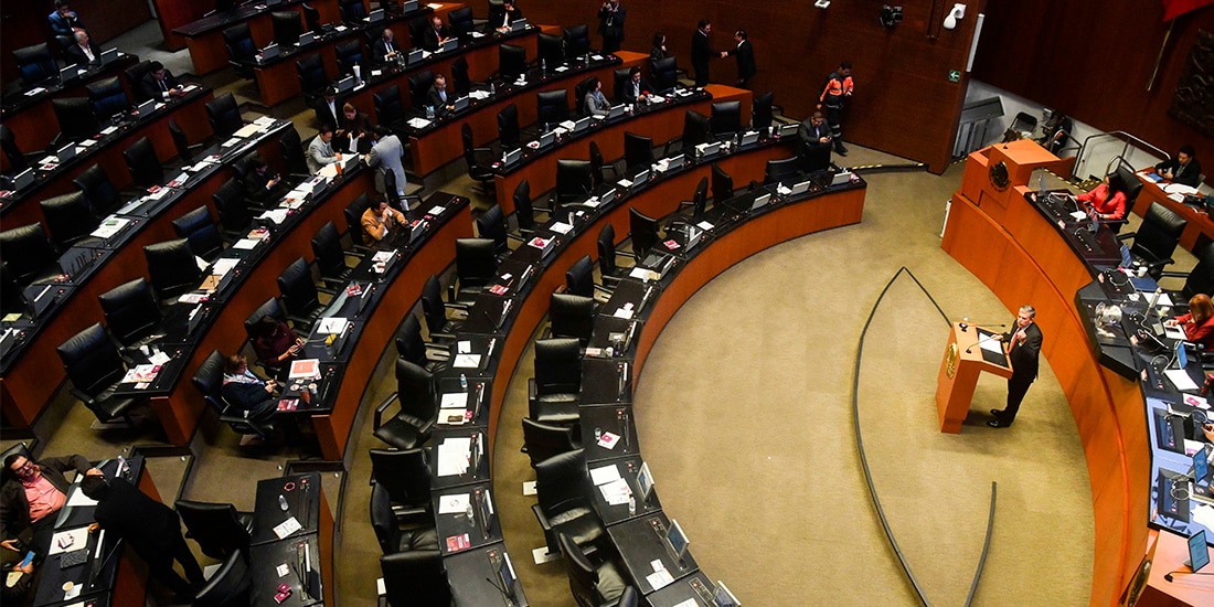 El Pleno del Senado de la República, en una fotografía ilustrativa.