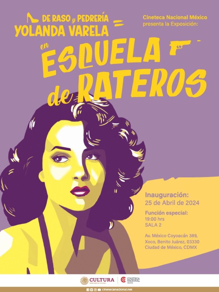 De raso y pedrería, Yolanda Varela en Escuela de Rateros.
