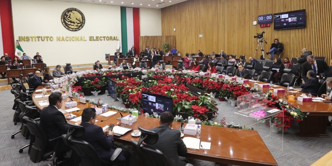 Sesión del Consejo General del INE