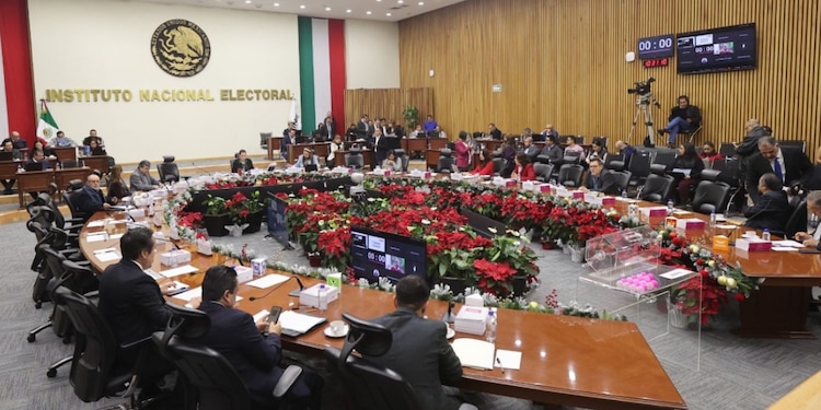 Sesión del Consejo General del INE