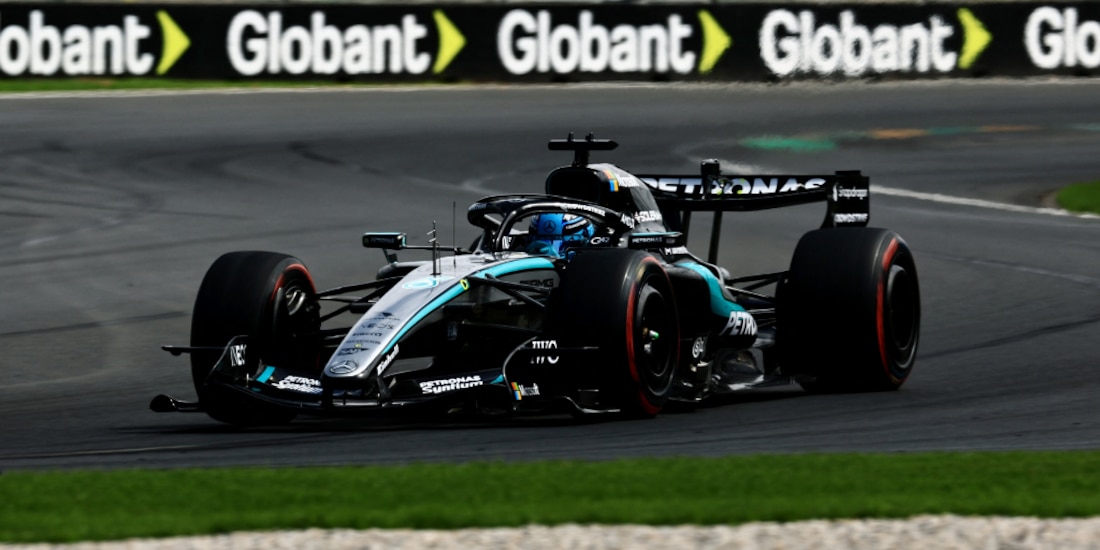 George Russell se llevó la primera pole position de la temporada.