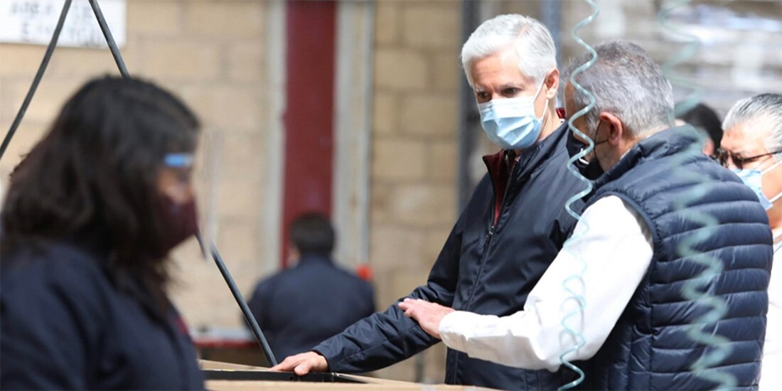 Alfredo del Mazo, gobernador del Estado de México.