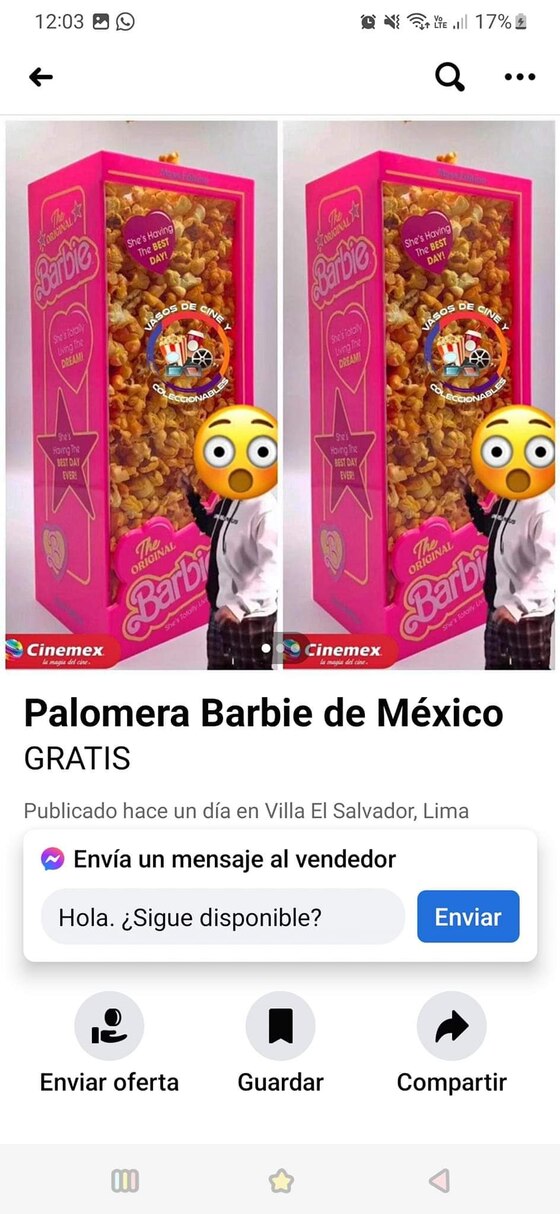 La reventa llegó hasta Perú.