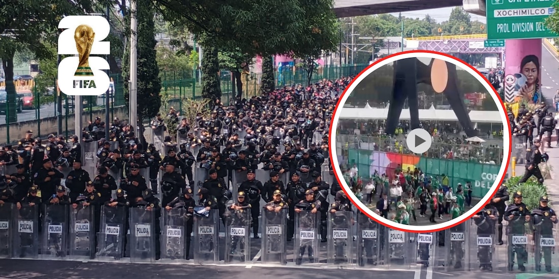 Afición en la Última Milla al Estadio Ciudad de México