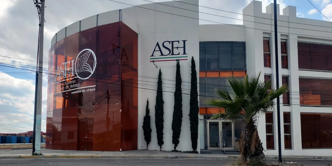 Instalaciones de la Auditoría Superior del Estado de Hidalgo, en una fotografía ilustrativa.
