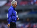 Ricardo Ferretti después de un partido de Cruz Azul en la Liga MX.