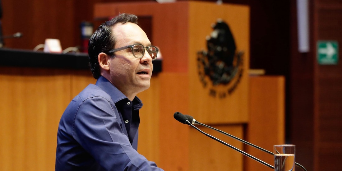 El coordinador de Movimiento Ciudadano en el Senado, Clemente Castañeda.