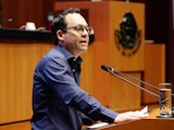 El coordinador de Movimiento Ciudadano en el Senado, Clemente Castañeda.
