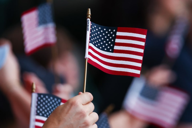 Una bandera de Estados Unidos, en una fotografía ilustrativa.