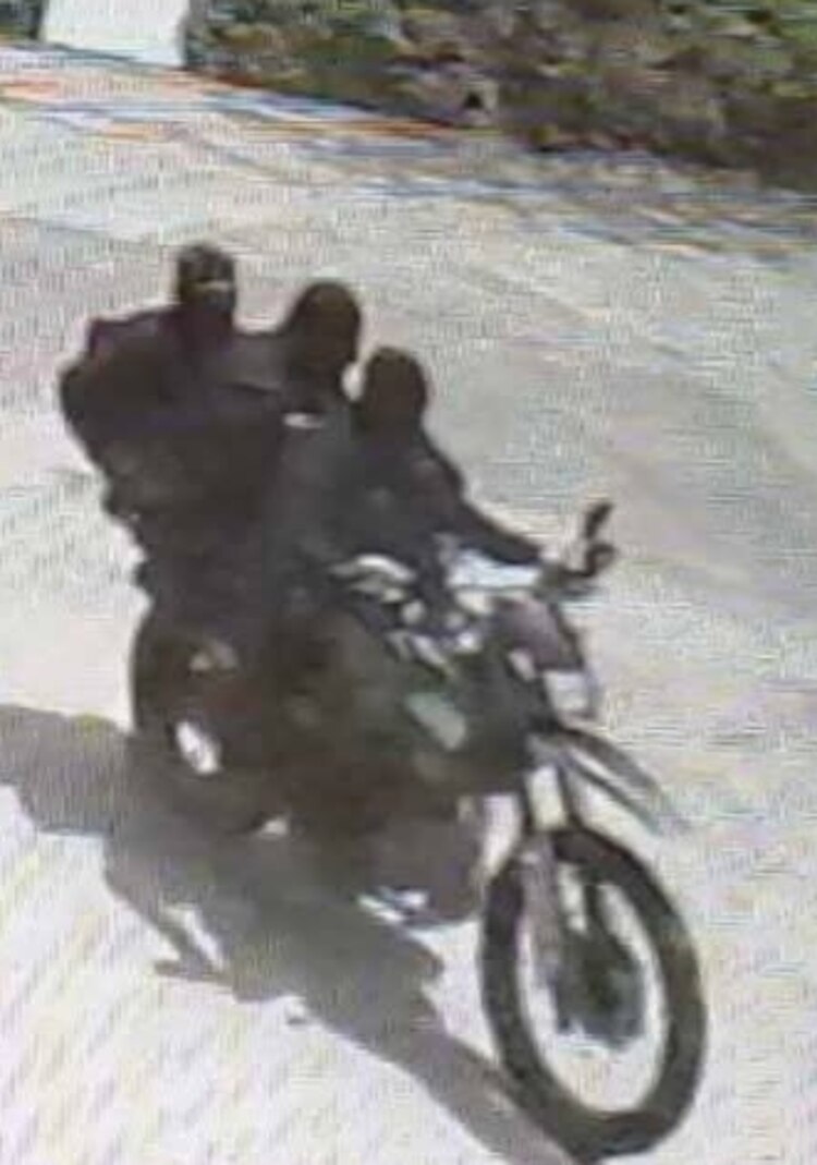 Tres de los sicarios que participaron en el asesinato, el pasado domingo.