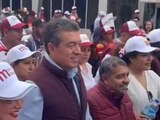El gobernador Rutilio Escandón, agradeció el respaldo que AMLO brinda a Chiapas y al Sur-Sureste, a través de las magnas obras y los programas de Bienestar