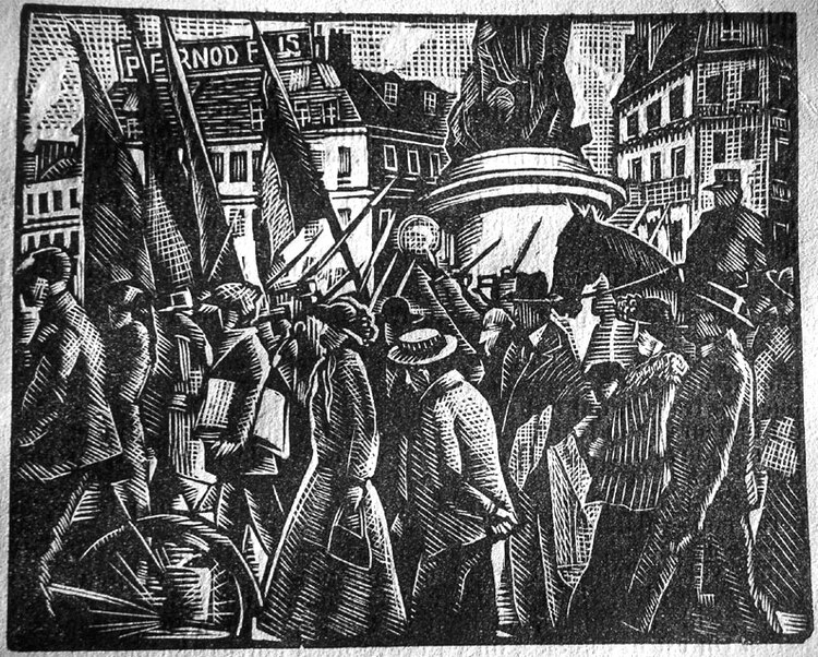 Edición ilustrada por Clément Serveau de Viaje al fin de la noche, 1935.