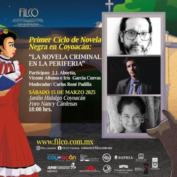 Ciclo Novela Negra en Coyoacán.