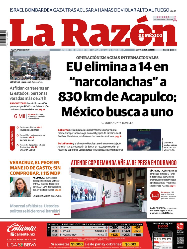La Razón 29 Octubre 2025