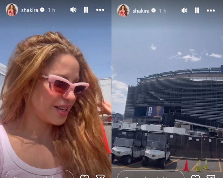 Shakira ya está en el estadio de Nueva York alistándose para el show de medio tiempo del Mundial 2026