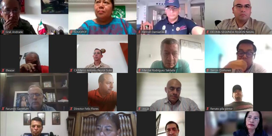 La gobernadora Evelyn Salgado coordina medidas de prevención ante la amenaza del ciclón tropical en Acapulco.