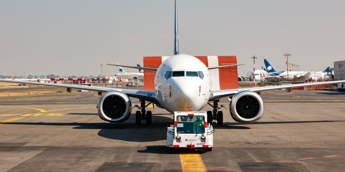 Simulacro de evaluación en el AICM.