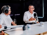 El gobernador de Tamaulipas, Américo Villarreal Anaya, en el programa "Diálogos con Américo".