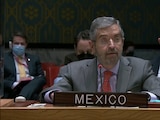 Juan Ramón de la Fuente, embajador de México ante la ONU, insistió en que México rechaza el uso de armas biológicas en Ucrania.