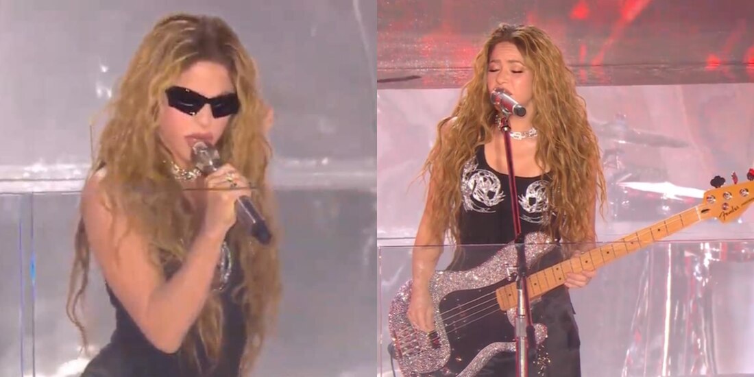 Shakira dio un concierto de 20 minutos en Times Square.