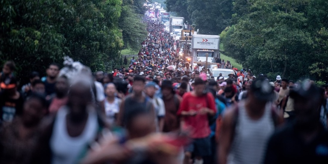 Gobernadores afines a la 4T respaldaron la política migratoria de Claudia Sheinbaum.