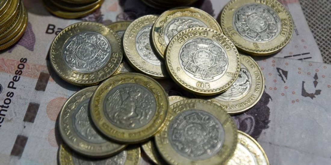 Monedas de 10 pesos, en una fotografía ilustrativa.