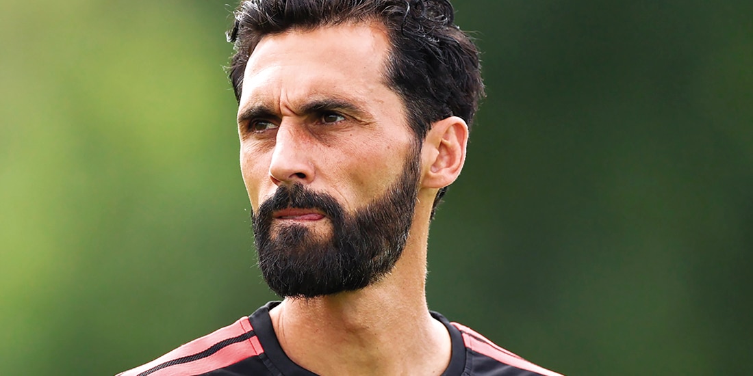 El timonel español, en un entrenamiento la semana pasada de en las instalaciones de su nuevo club.