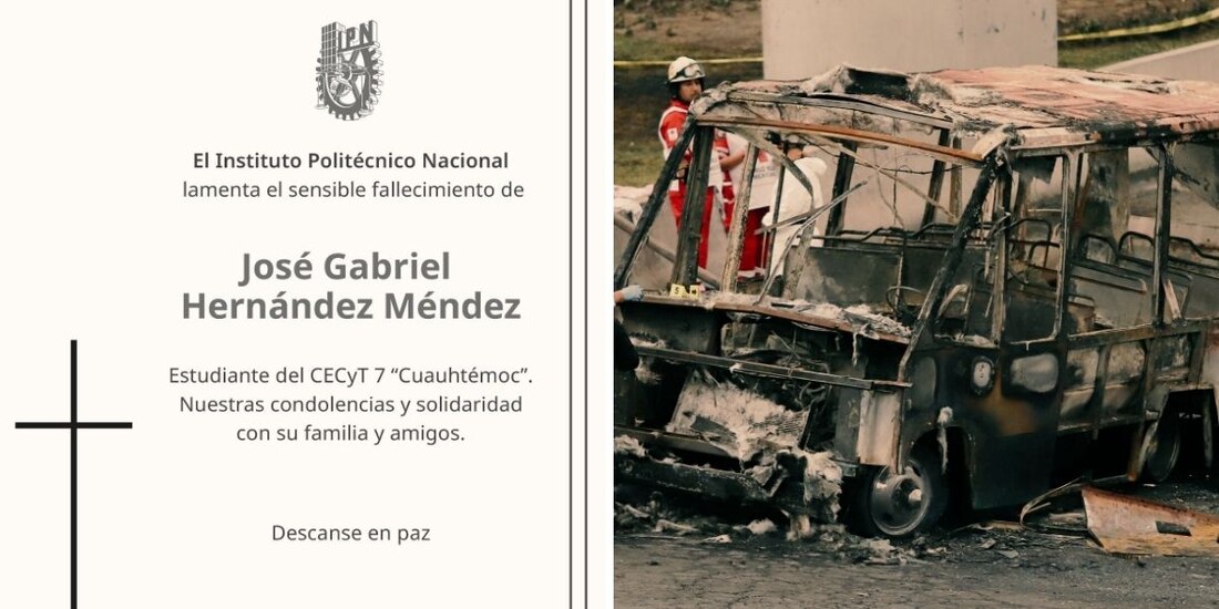 IPN lamenta fallecimiento de estudiante por explosión de pipa.