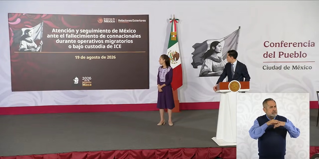 El Canciller mexicano participó en la Mañanera de la Presidenta Claudia Sheinbaum.