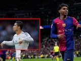 Lamine Yamal celebra su gol en el Clásico Español como Cristiano Ronaldo