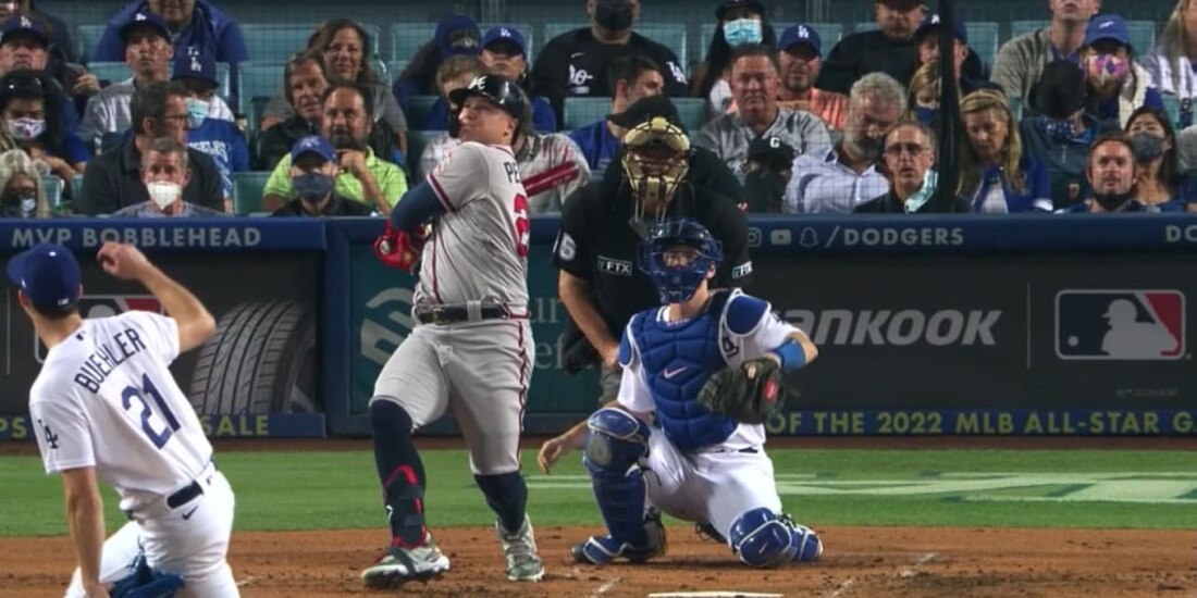 Dodgers y Braves se enfrentaron por última vez en septiembre pasado.