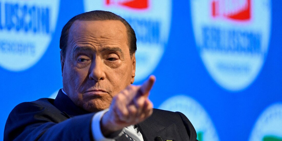 El exprimer ministro italiano durante un mitin de campaña antes de las elecciones generales, en foto de archivo.