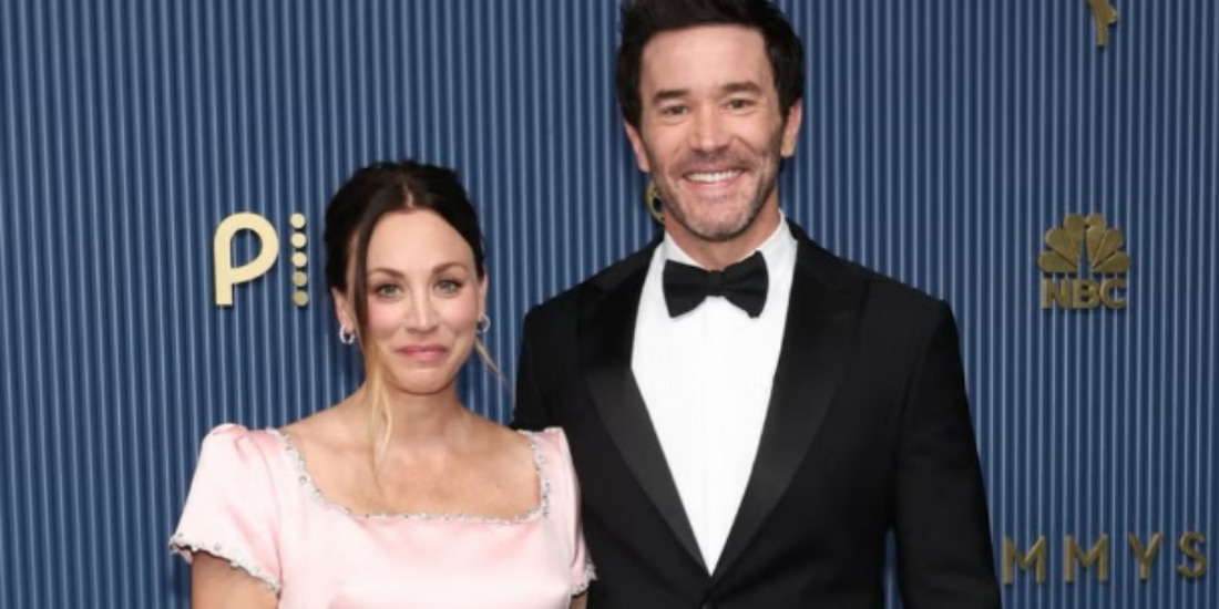 Kaley Cuoco y Tom Pelphrey