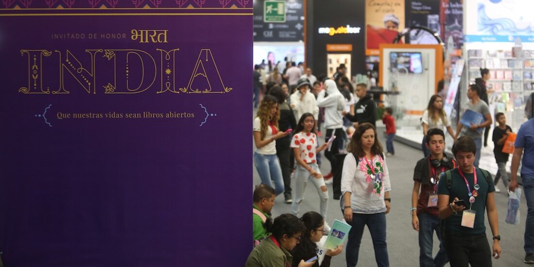 Asistentes, el diciembre de 2019, en la FIL de Guadalajara.