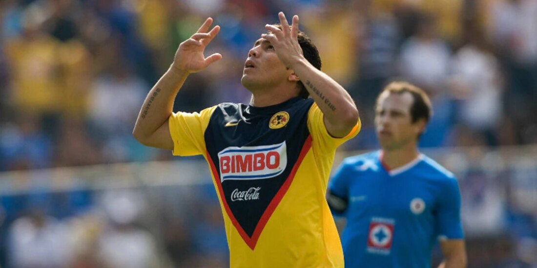 Salvador Cabañas, en su paso por el América de la Liga MX