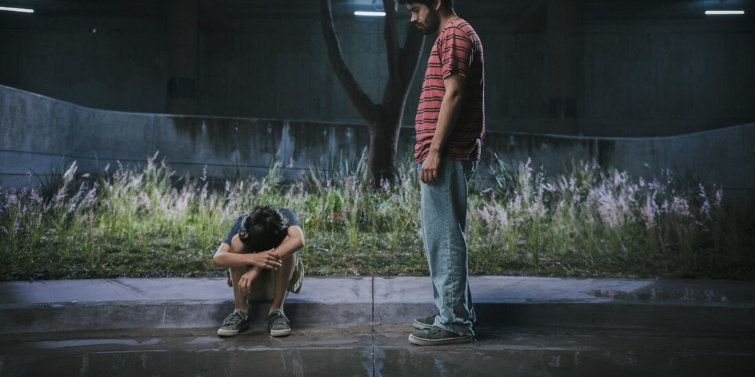 Los actores Mateo Valles y Eutimio Fuentes, en Goya