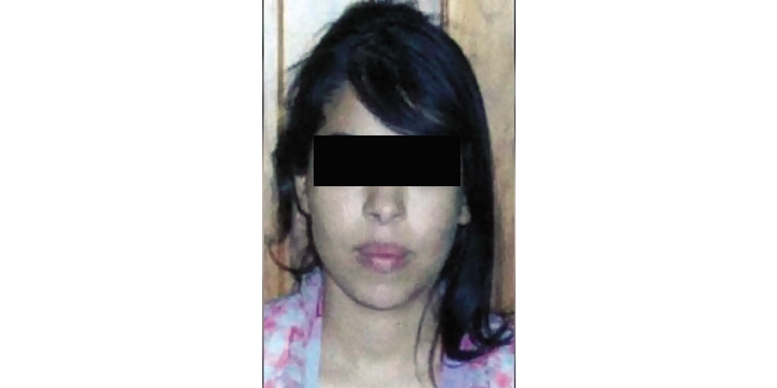 Foto difundida de la presunta mexicana detenida en Canadá, ayer.