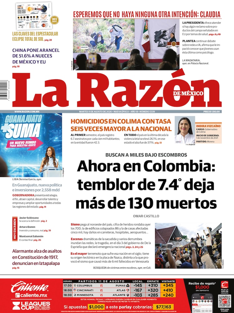 La Razón 11 Agosto 2026