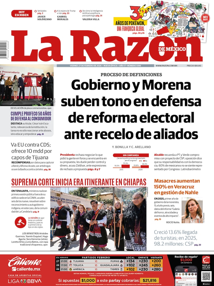 La Razón 27 Febrero 2026