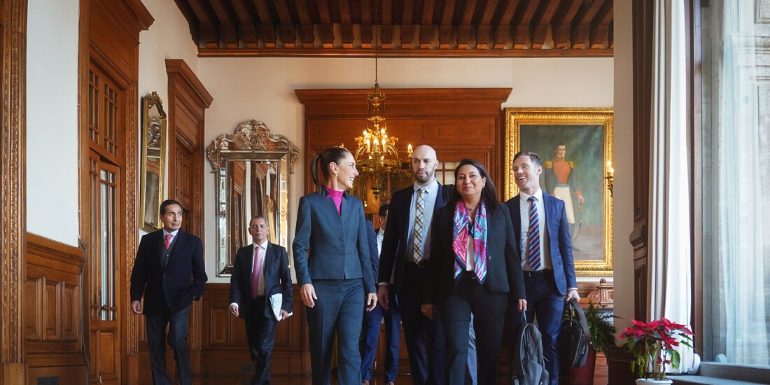 Imagen publicada en las redes sociales de la Presidenta.