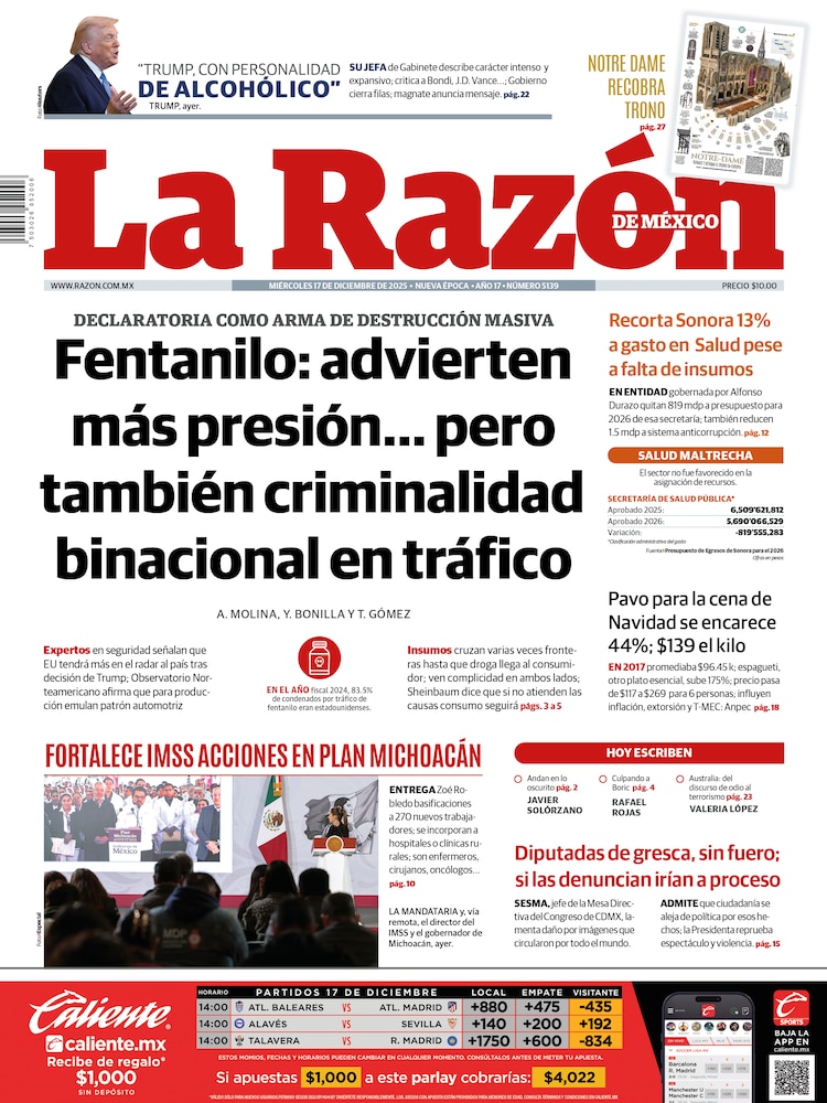 La Razón 17 Diciembre 2025