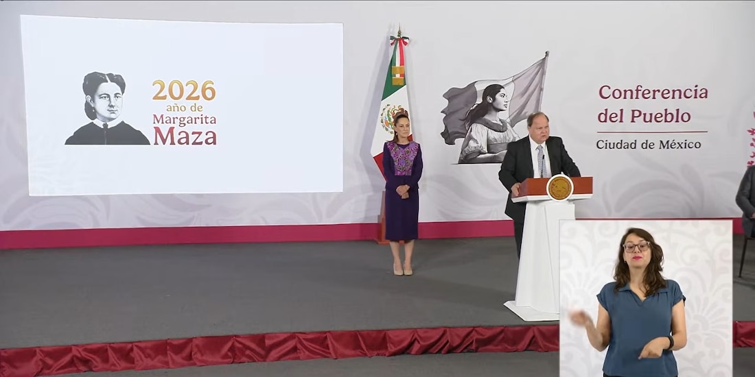 Guillermo Del Río Ochoa, director de Desarrollo de Negocios y Relaciones Gubernamentales de Flex, este jueves en Palacio Nacional.