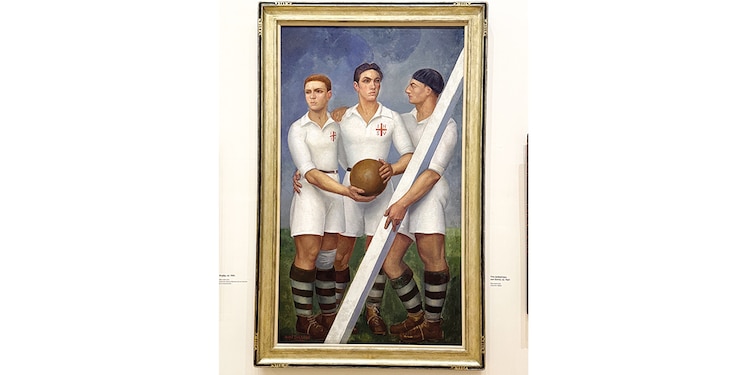 Los jugadores de rugby, de 1925.