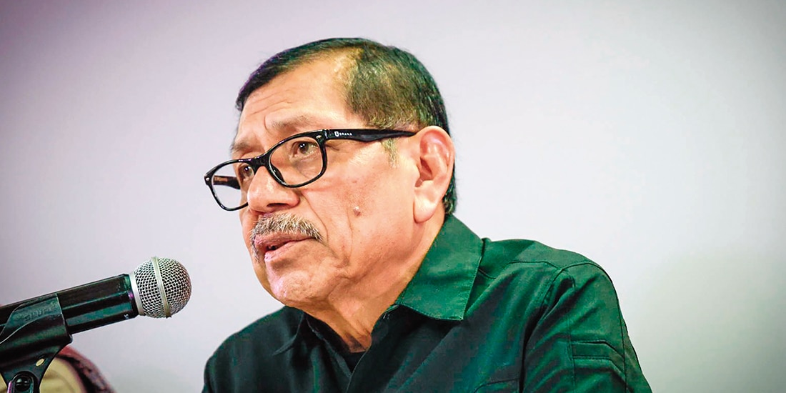 El exsecretario de Seguridad de Sinaloa fue vinculado al CDS, en foto de archivo.
