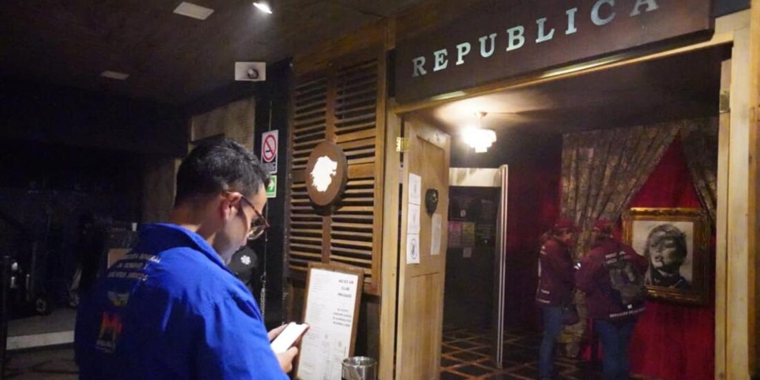 Bar República, ubicado en la calle Presidente Masaryk.