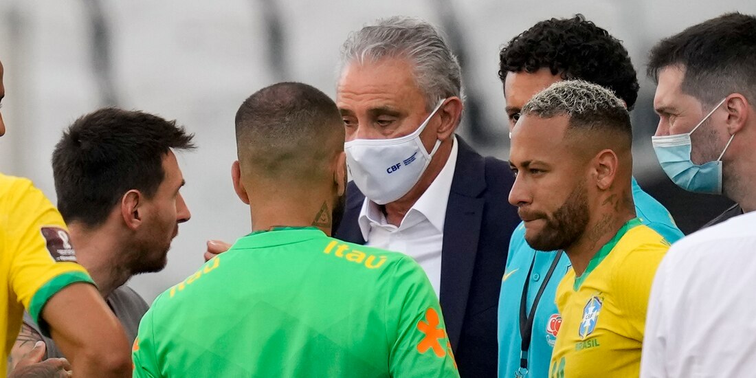 El partido de Brasil vs Argentina se suspendió tras interrupción de autoridades sanitarias del país amazónico
