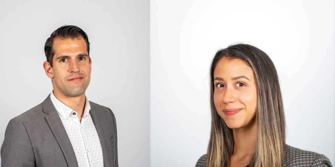 Hugo Merino, Director Branded Editions y Bärbel Enders, Manager Content Partnerships.