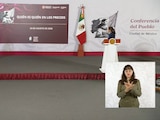 Iván Escalante en la Mañanera de Claudia Sheinbaum.